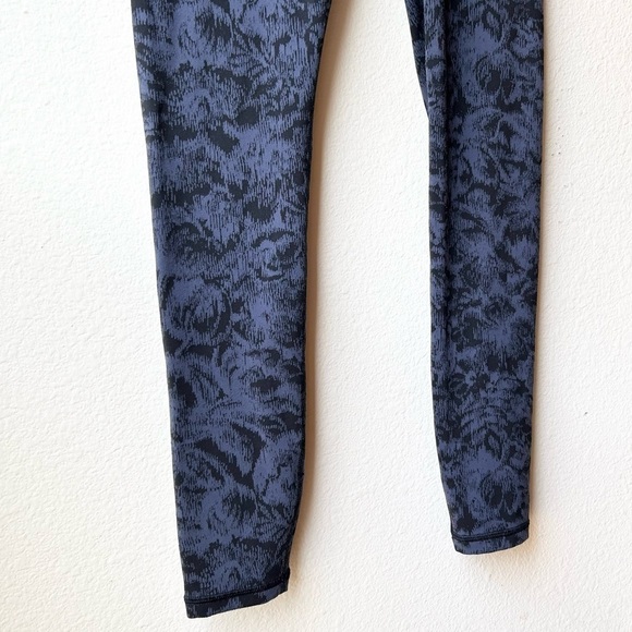 Athleta Women’s Elation Textured Tight Frosted Coral Blue Pull On Yoga Sz S - Picture 6 of 16